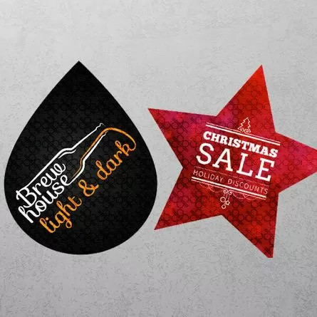 Custom Shaped Beer Mats (Personalised Hotel Service)