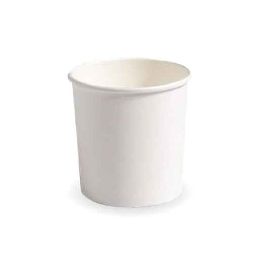 16oz White BioBowls/Soup Containers with PLA Coating 16oz White BioBowls/Soup Containers with PLA Coating