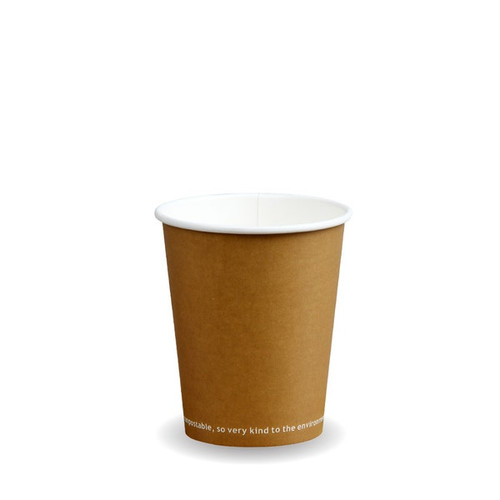 8oz Kraft Single Wall BioCups