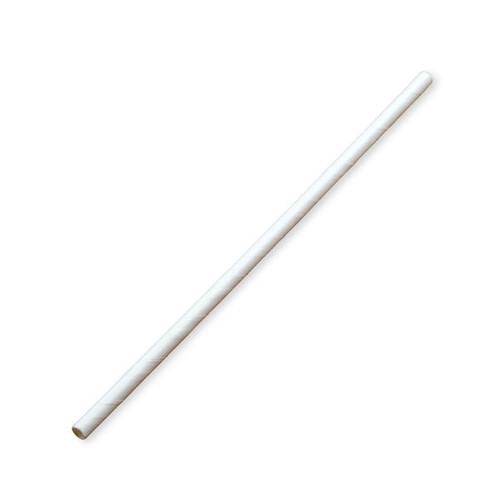 8mm Regular White Paper BioStraw