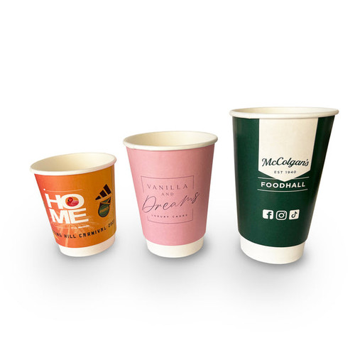 Express 8oz Double Wall Custom Branded Coffee Cups
