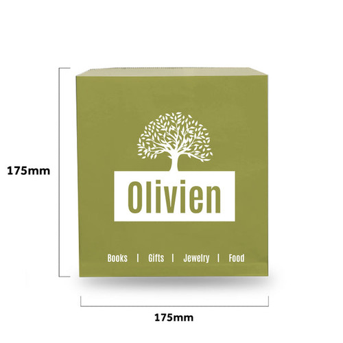 Printed Flat Bags 175 x 175mm (7 x 7") (White / Unstrung)
