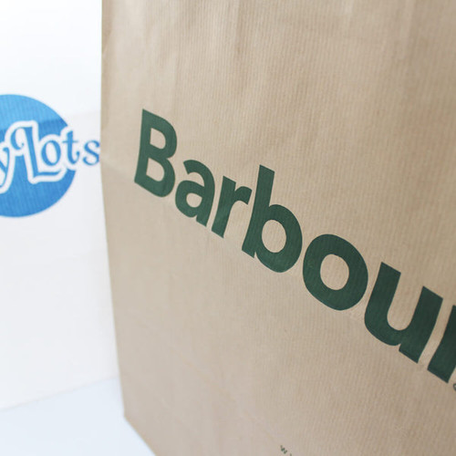 Brown Luxury Twist Handle Carrier Bags - 1 Colour Print