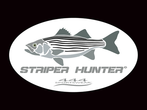 Striper Hunter Logo Decal - 444 Sportswear, LLC