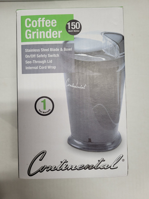 Continental CE23599 Electric Coffee Grinder, with Turbo Setting, 150W, Black