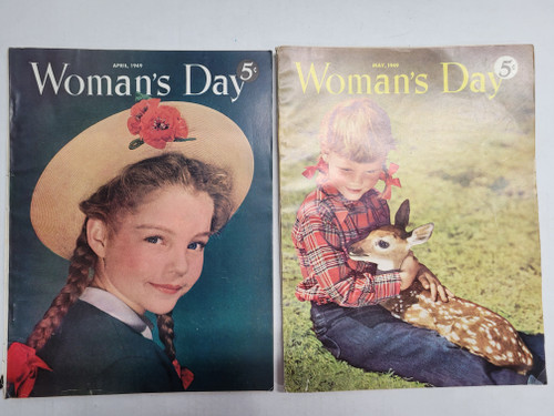 Lot of 2 Woman's Day Magazines April 1949 & May 1949