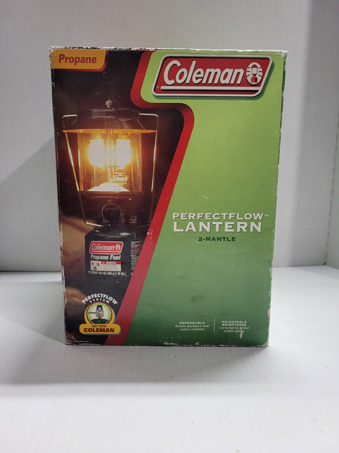 Coleman Perfectflow Propane Lantern Two Mantle in Box 5159-700 with box