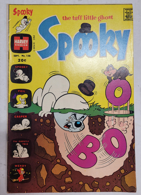 SPOOKY September 1973 #138 - Harvey Comics - Bronze Age