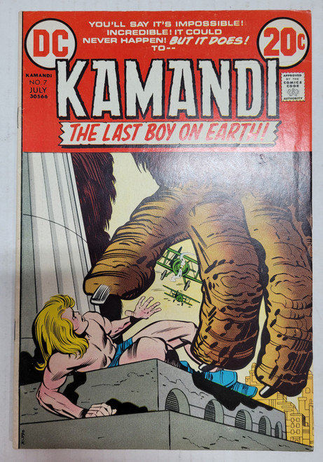 KAMANDI THE LAST BOY ON EARTH Volume 2 #7 July 1973 DC Comics - Bronze