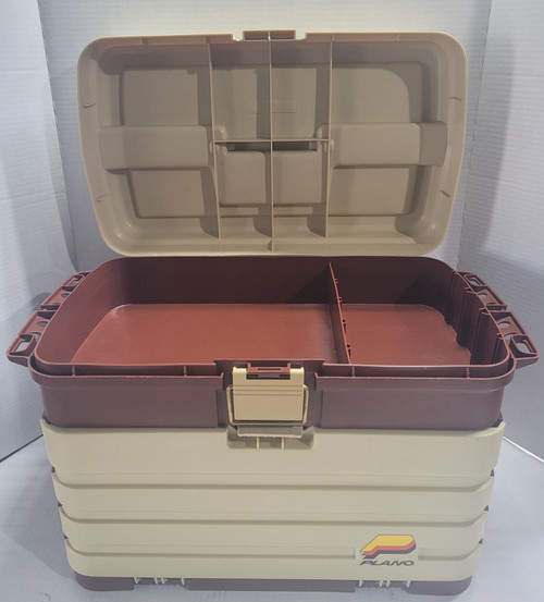 PLANO MODEL 758 Tackle Box with 4 drawers - Made In USA - Used - CLEAN