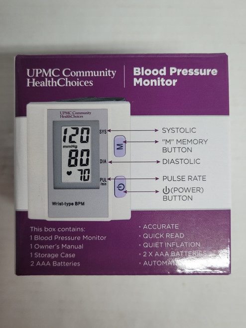 Fully Automatic Wrist-Style BLOOD PRESSURE MONITOR