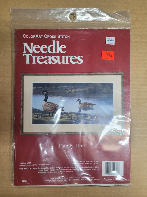 ColorArt Cross Stitch Needle Treasures Family Unit 02569 Geese Family - Sealed