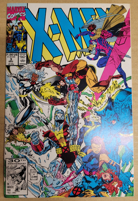 X-Men #3 December 1991 Marvel Comics Modern Age