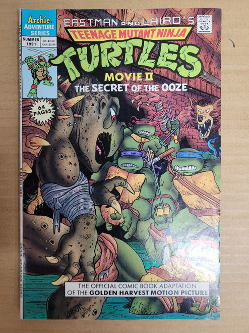 TEENAGE MUTANT NINJA TURTLES ADVENTURES Summer 1991 Archie Comics Modern Age