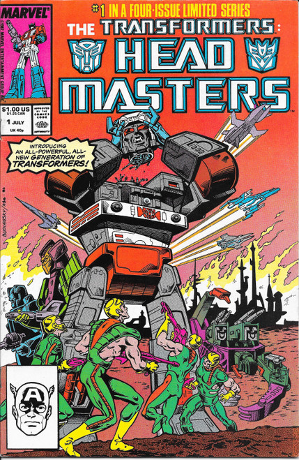 TRANSFORMERS: HEADMASTERS Vol 1 #1 July 1987