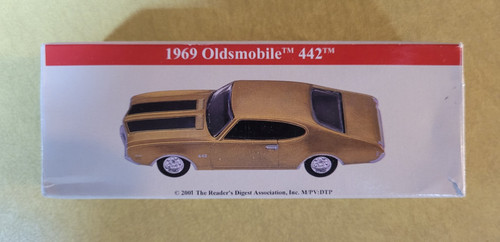 2001 Reader's Digest Collectible Diecast Car 1969 Oldsmobile 442 NIB
