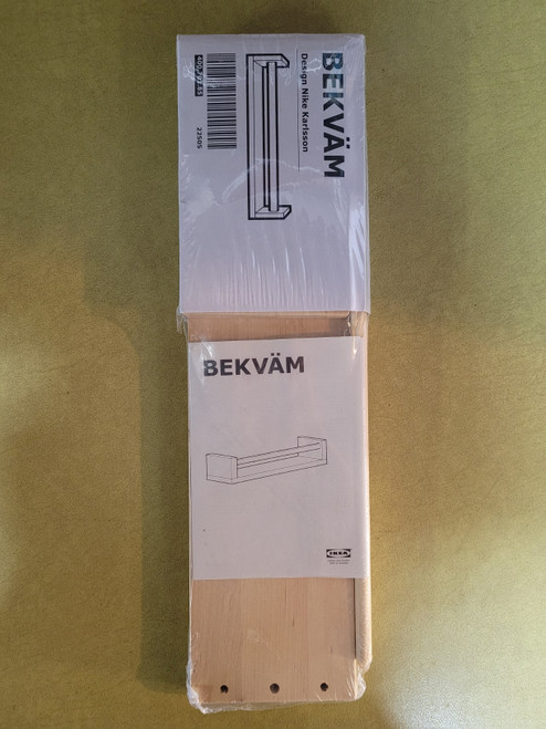 Ikea Bekvam Design Spice Rack Shelf Towel Bar Birch 400.701.85 Sealed