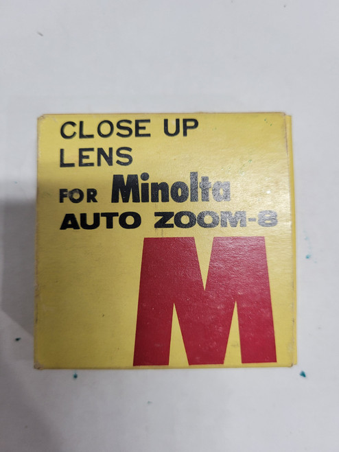 Close Up Lens for Minolta AUTO ZOOM-8 - Original Box - Instructions