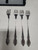 DISTINCTION DELUXE STAINLESS by Oneida HH RAPHAEL 4 Piece Cocktail Fork Set