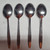 Four Matching Amefa Stainless Table - Soup Spoons Holland