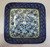 UNIKAT-1679 BARBARA MAKIELA 195 HAND MADE IN POLAND 7.5" Square Ceramic Dish
