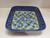 UNIKAT-1679 BARBARA MAKIELA 195 HAND MADE IN POLAND 7.5" Square Ceramic Dish