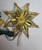 Vintage Golden Sleigh 10 LIGHT TREE TOP HC-452-461 GOLD STAR WITH GOLD LIGHTS