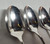 Lot of 4 Teaspoons Marked "S.S.S. BY ONEIDA" MINUTE MAN/COLONIAL BOSTON Pattern