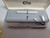 Case XX Knife Pen in Case With Xtra Ink - Brushed metal w/Gold 2 Blade Pen 1986