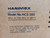 HANIMEX Model HCS 250 Compact Stereo System - AM/FM CASSETTE ALARM CLOCK