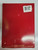 4 Pack of VICTORIA COLLECTION CHRISTMAS ORNAMENTS - RED GLASS WITH GOLD TREES