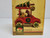 KURT S ADLER SANTAS WORLD WOOD ORNAMENT - SANTA DRIVING WITH A REINDEER 1983