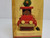 KURT S ADLER SANTAS WORLD WOOD ORNAMENT - SANTA DRIVING WITH A REINDEER 1983