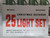 General Electric CHRISTMAS OUTDOOR 25 LIGHT SET No. 7008-02 - Vintage