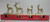 WONDERSHOP AT TARGET 4 COUNT STOCKING HOLDER SET - GOLD REINDEER - NEW