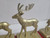 WONDERSHOP AT TARGET 4 COUNT STOCKING HOLDER SET - GOLD REINDEER - NEW