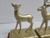 WONDERSHOP AT TARGET 4 COUNT STOCKING HOLDER SET - GOLD REINDEER - NEW