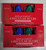 2 4 Packs of C 7 1/2 Incandescent Replacement Bulbs in 4 Color by Merry Brite