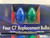 Two 4 Packs of C 7 1/2 Incandescent Replacement Bulbs in 4 Colors