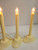 Lot of 3 Vintage Single Bulb Candoliers - Electric Candles Tested Working