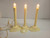 Lot of 3 Vintage Single Bulb Candoliers - Electric Candles Tested Working