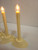 Lot of 3 Vintage Single Bulb Candoliers - Electric Candles Tested Working