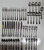 ONEIDA JULLIARD SERVICE FOR 8 PLUS EXTRAS - SEE DETAILS 53 Pieces!