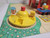 Vintage 1974 PLAYSKOOL MCDONALD'S PLAYSET - MISSING 3 PIECES - HAS MAT AND BOX