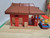 Vintage 1974 PLAYSKOOL MCDONALD'S PLAYSET - MISSING 3 PIECES - HAS MAT AND BOX