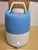 Vintage Coleman Poly-Lite Jug 2 Gallon Ice Blue and White With Box