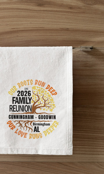 2026 Family Reunion Hand Towel