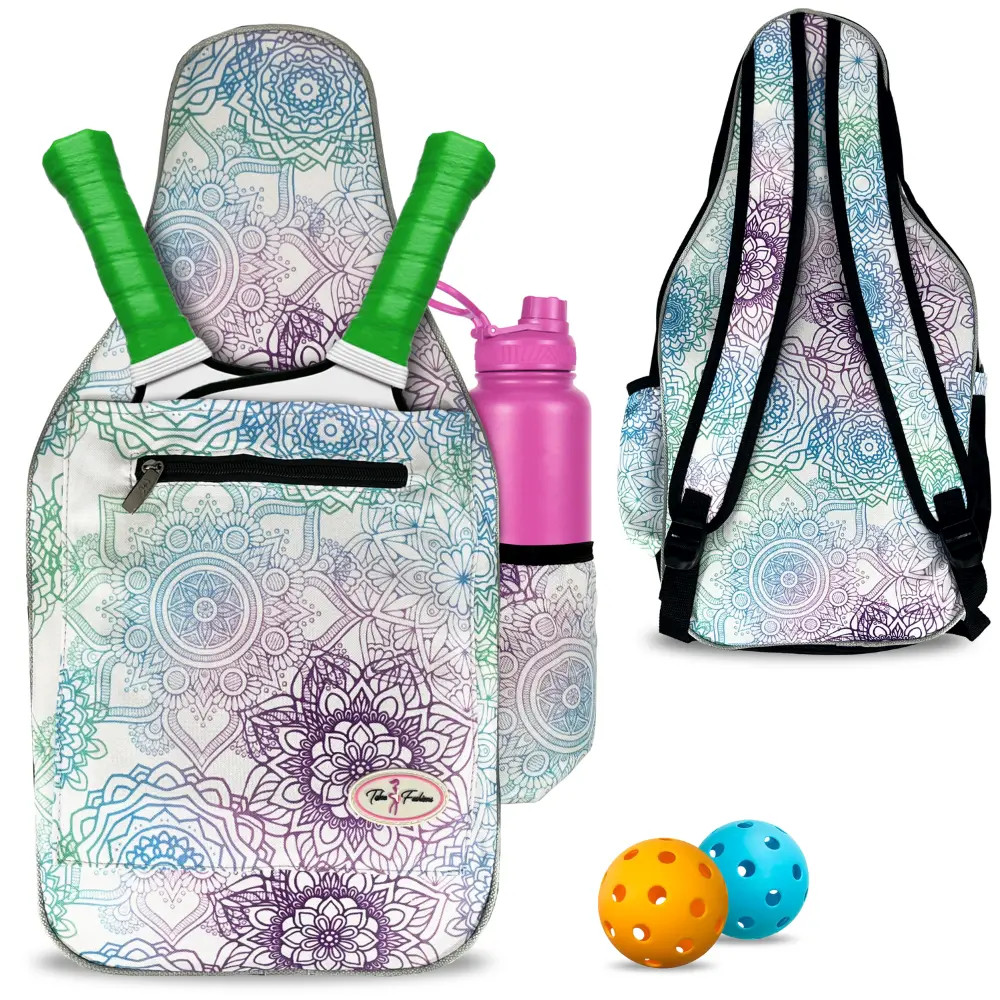 Womens Pickleball Backpack | Mandala Dreams | Taboo Fashions