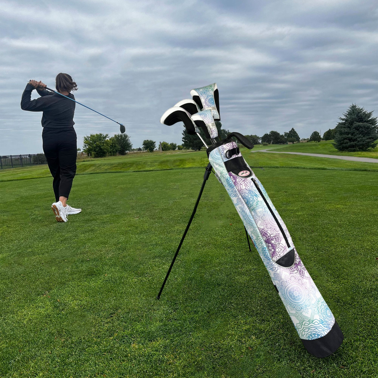 Sunday Golf Carry Bag | Mandala Dreams | Taboo Fashions