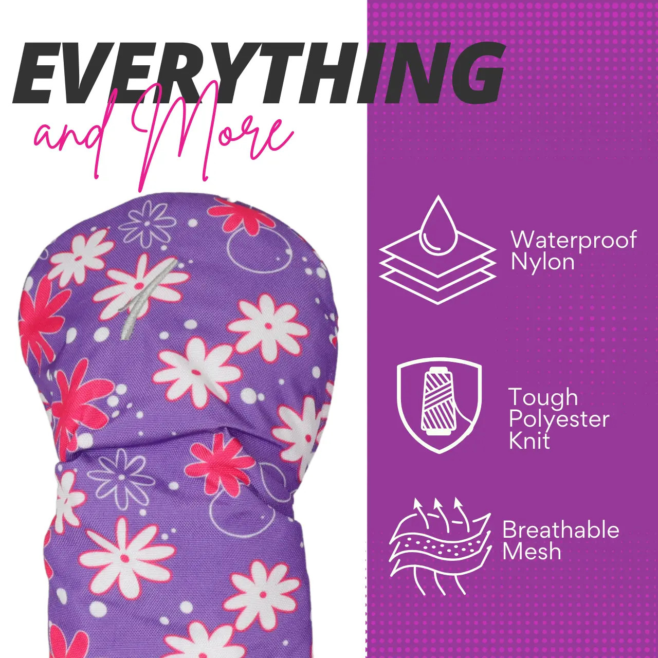 Fashion Forms Petal Pusher Golf Club Head Covers - Thumbnail 4
